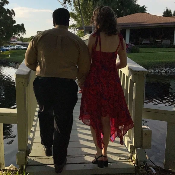 Alexis x Target handkerchief hem Dress - Picture 2 of 3